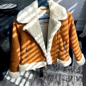 Abercrombie Kids Vegan Suede Coat